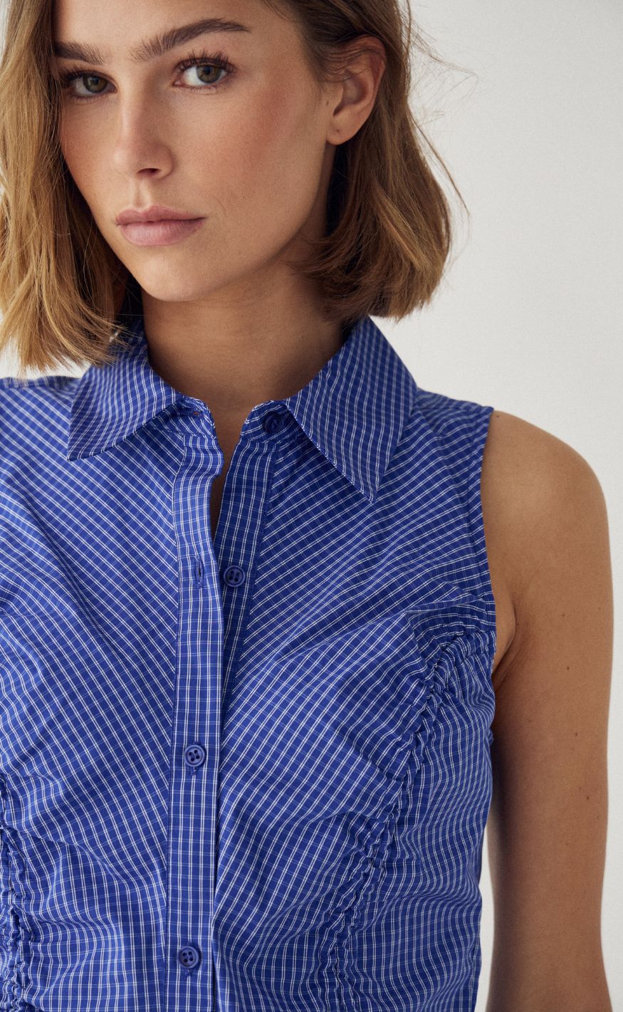 Noella Topp - Michaiah - Davy Blue Check