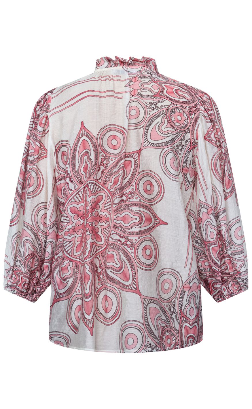 Love & Divine Bluse - Love1578 - Pink Paisley