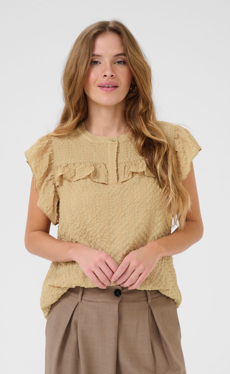 Culture Bluse - Elora - Dune