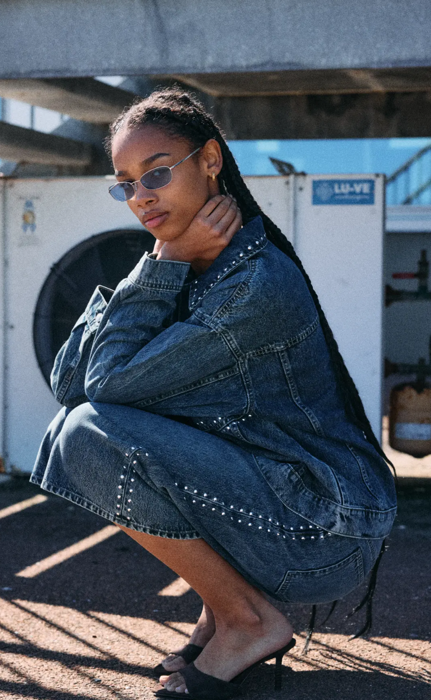 Noisy May Jorts - Oreon Windie - Medium Blue Denim