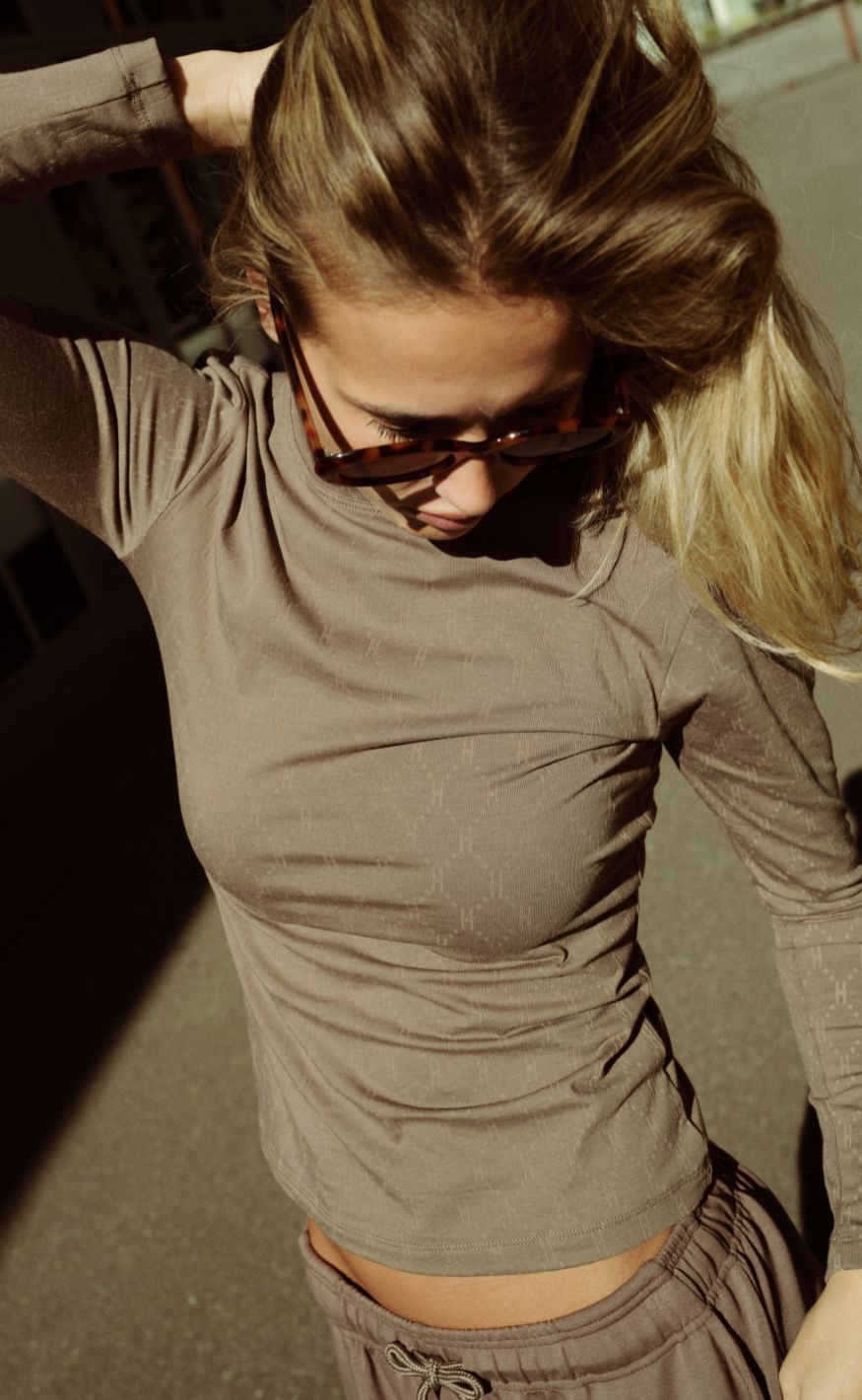 Hype The Detail Bluse - 14 - Brown