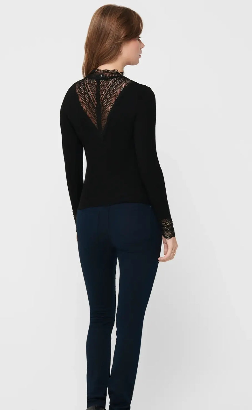 ONLY Bluse - Tilde - Black Lace