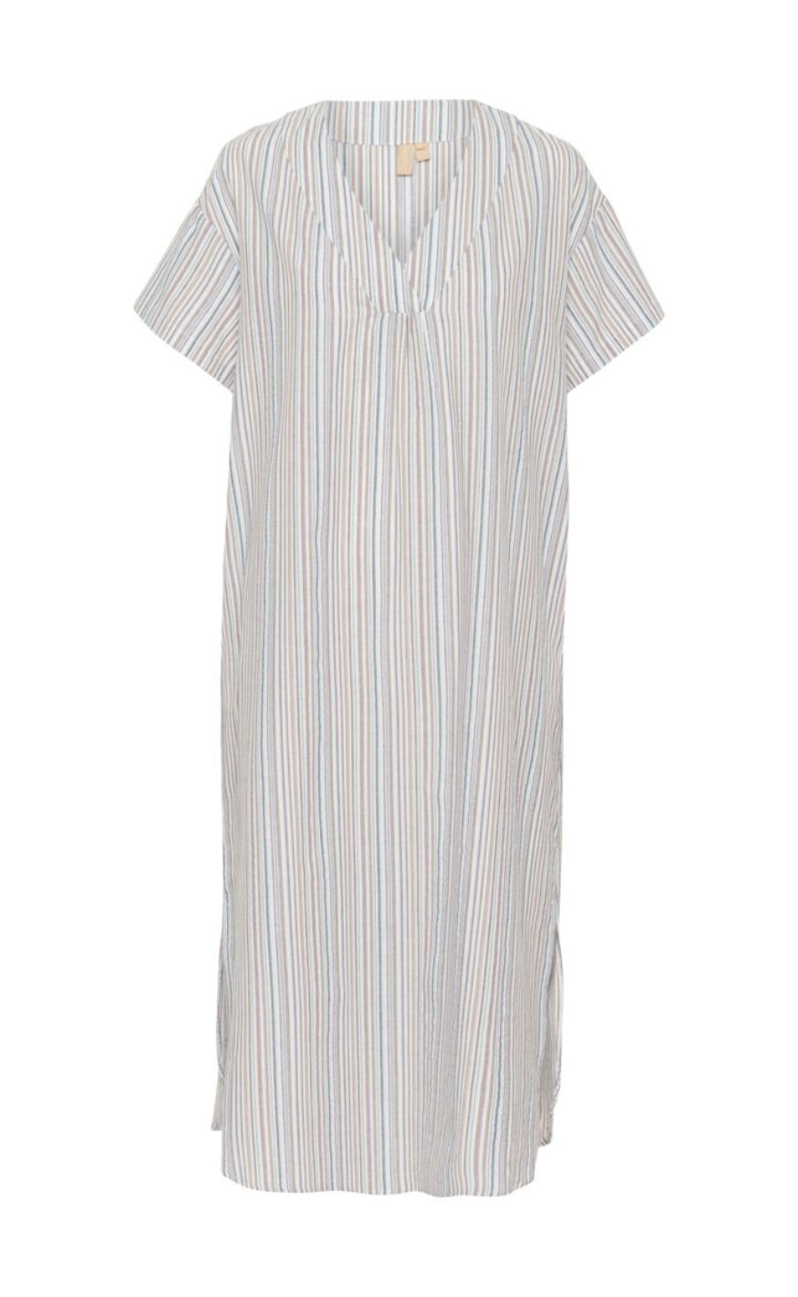 Culture Kjole - Twila - Blue Stripe