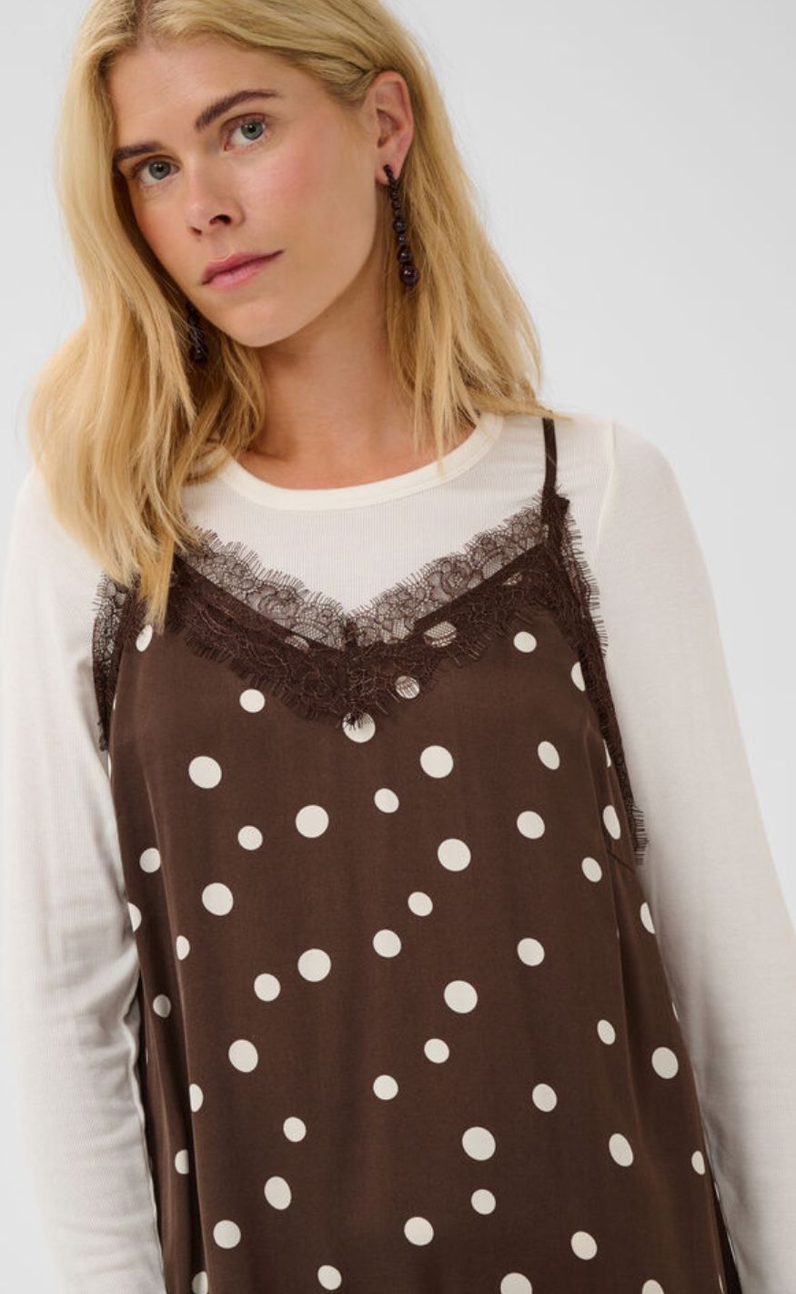 Culture Topp - Dotty Berna - Brown/Whitecap Dot