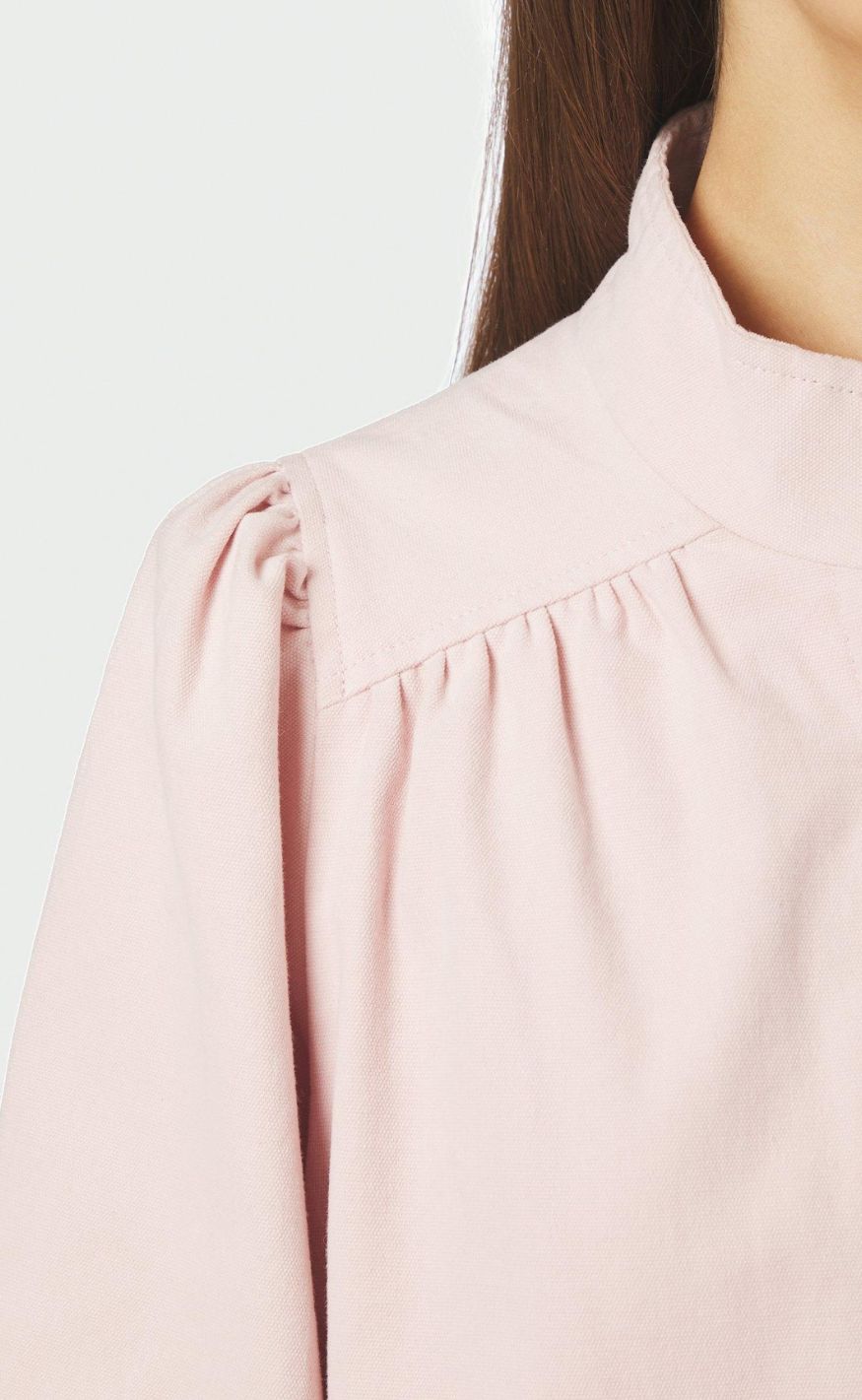 Neo Noir Jakke - Tirsa Canvas - Light Pink