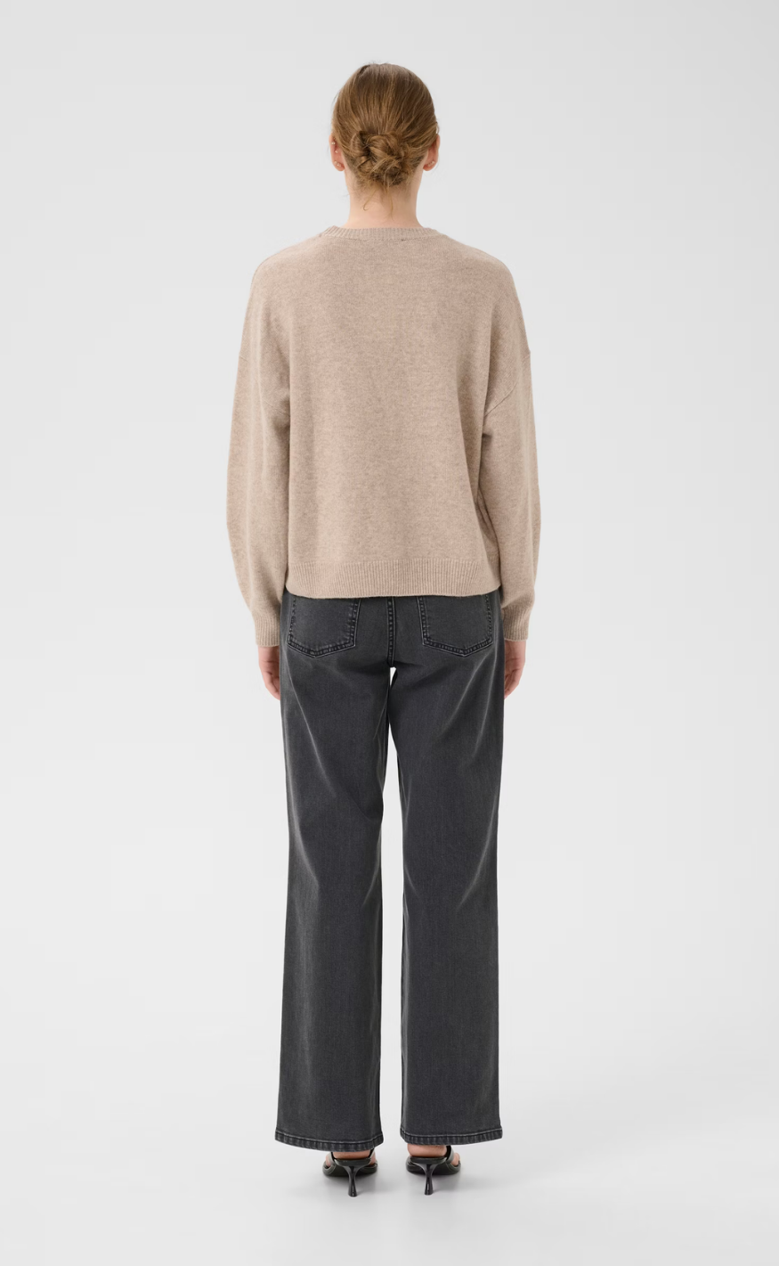 Gestuz Pullover - Casia - Light Weight Beige Melange