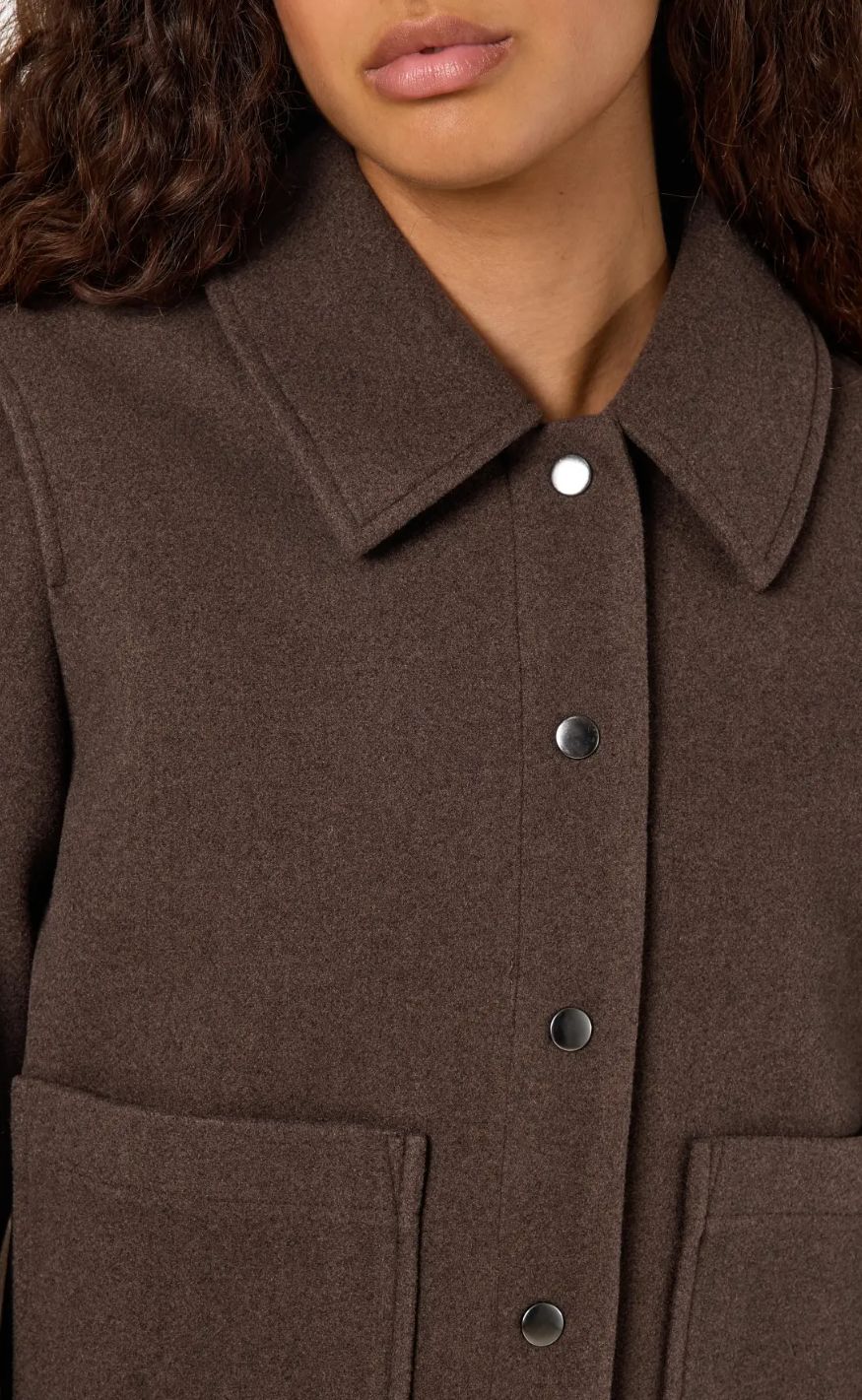 Noisy May Jakke - Lucy Short - Chocolate Brown