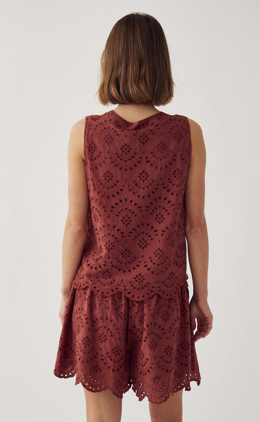 Noella Vest - Maite - Terracotta