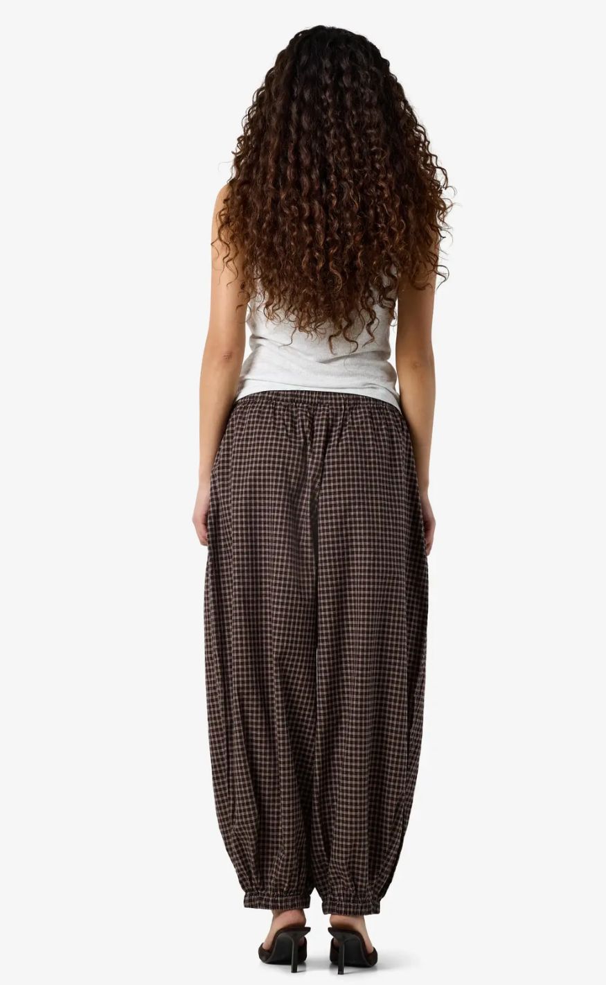 Noisy May Bukser - Trix Balloon - Chocolate Brown/Beige