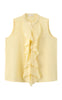 Luxzuz Topp - Vilhelma - Soft Yellow 1029