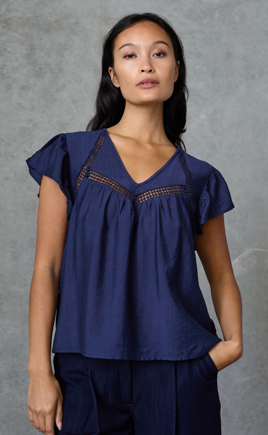 Love & Divine Topp - Love1616 - Midnight Blue