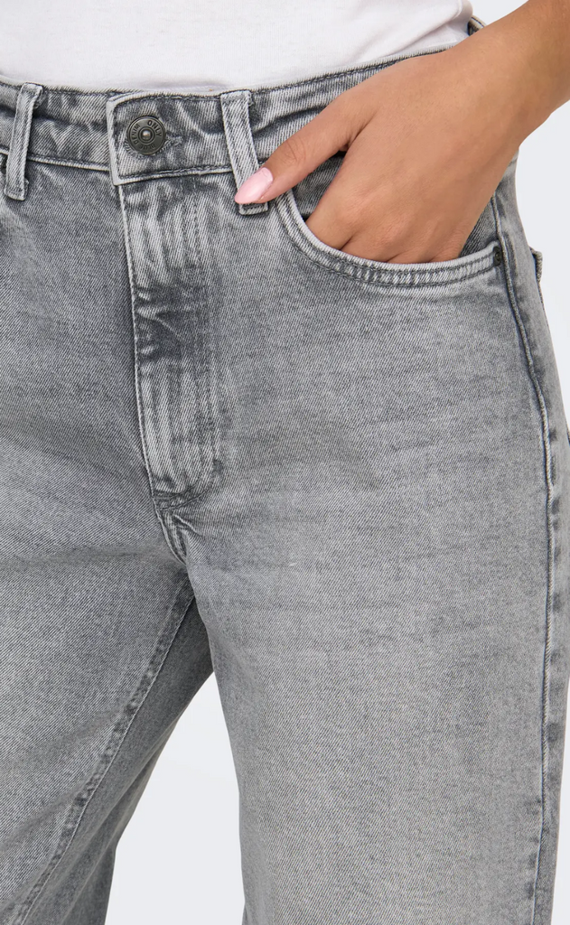 Only Bukser - Juicy Wide Leg - Medium Grey Denim