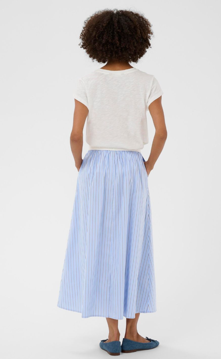 Culture Skjørt - Art - Blue Stripe