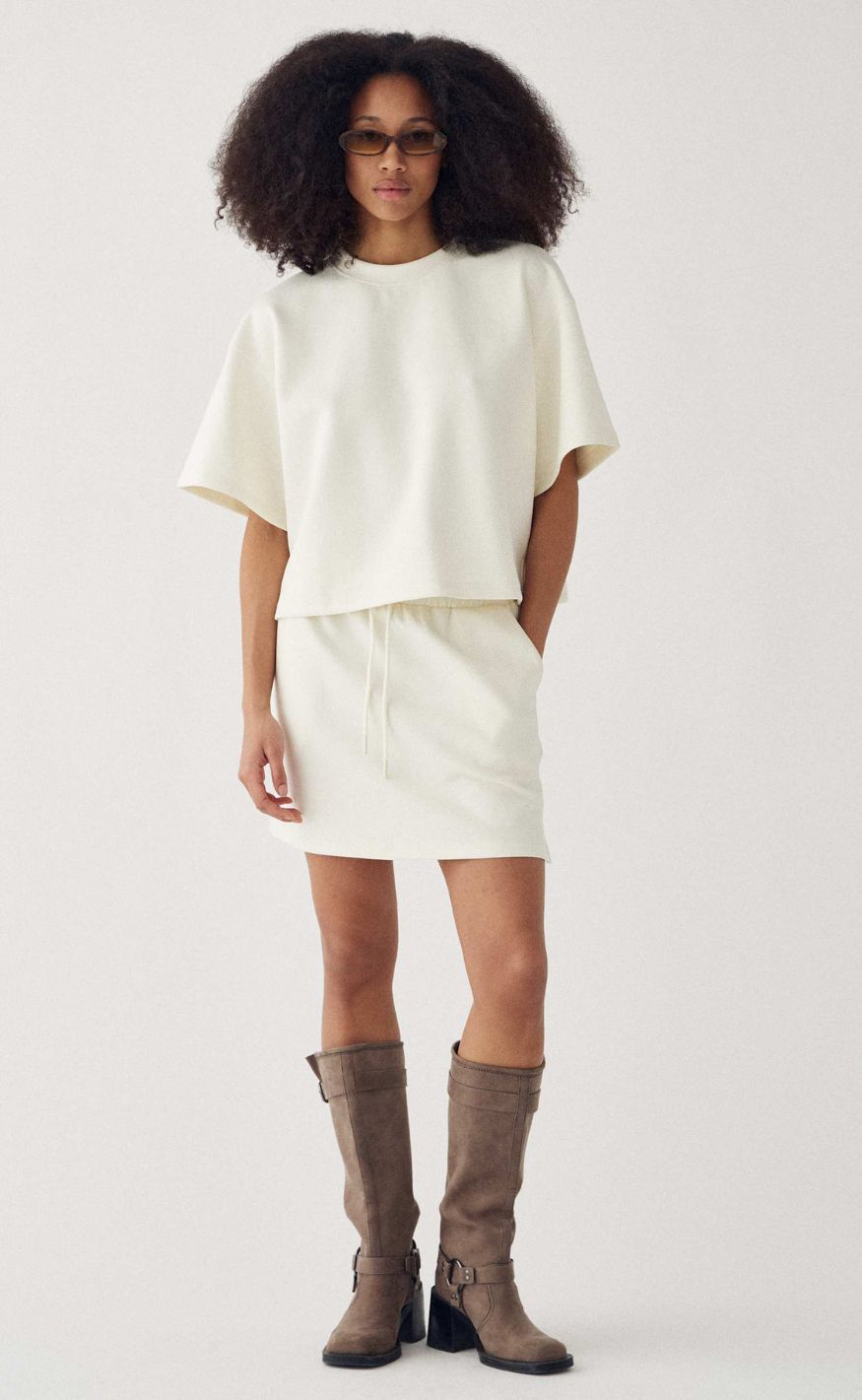 Noella Skjørt - Mano - Offwhite