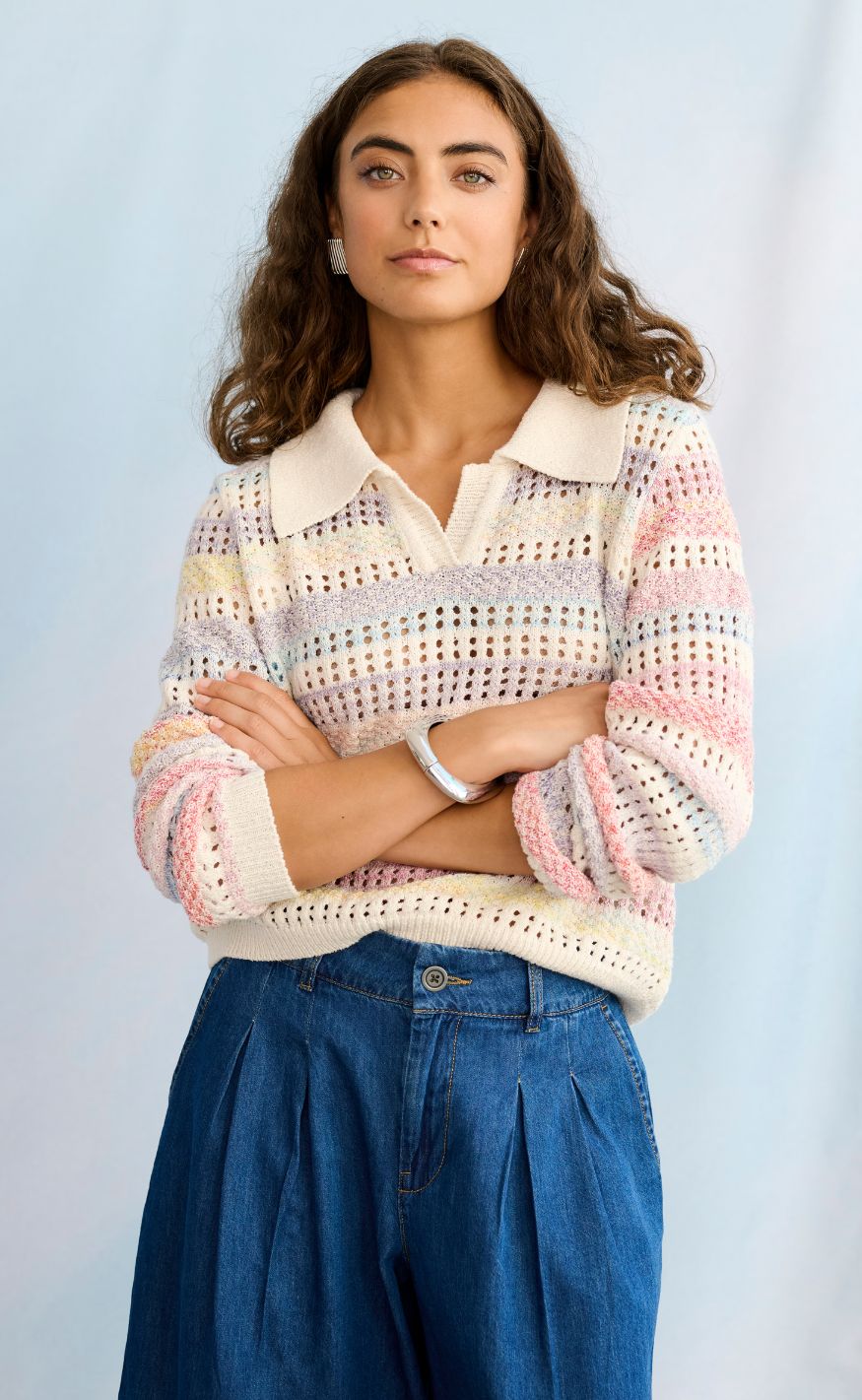 Culture Pullover - Juana Polo - Multi Stripe