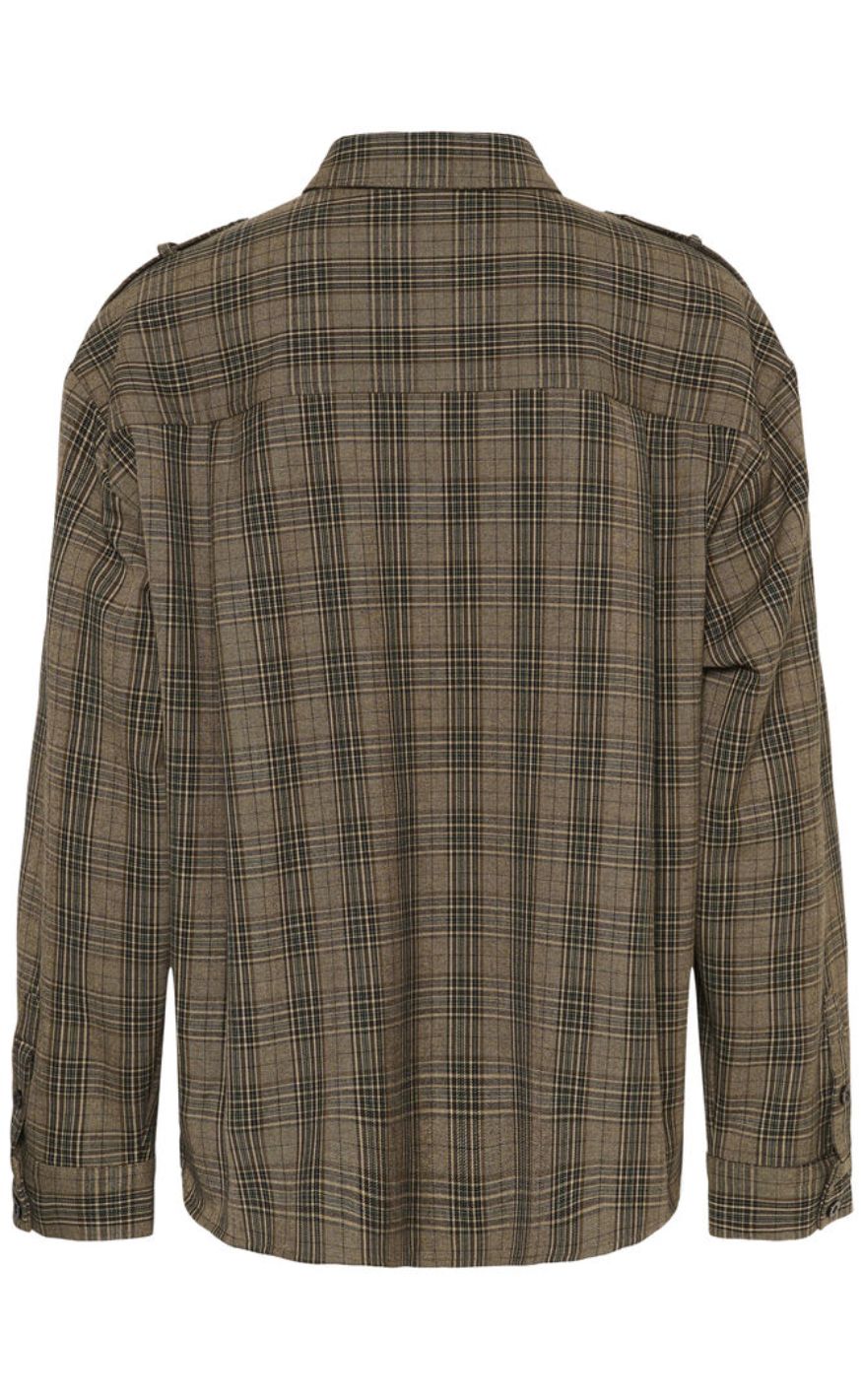 Gestuz Skjorte - Alizia - Brown Check