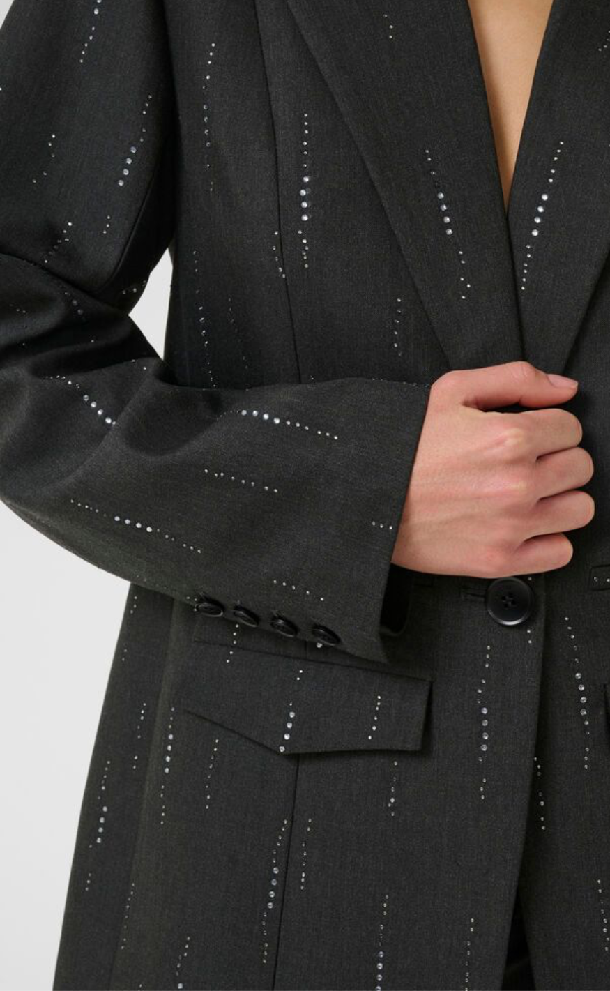 Gestuz Blazer - Adira - Dark Grey Melange