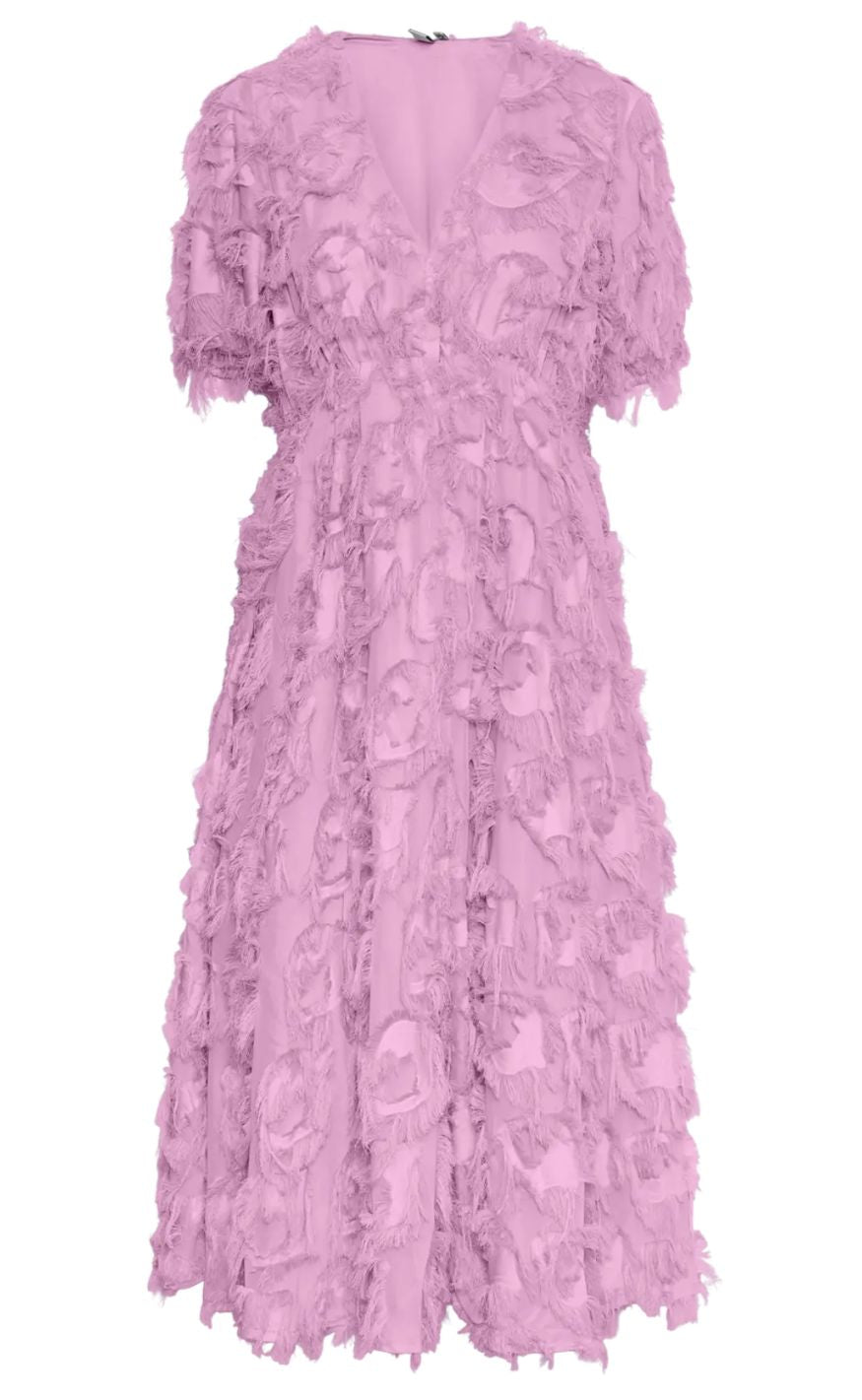 YAS Kjole - Pazylla Midi - Pastel Lavender