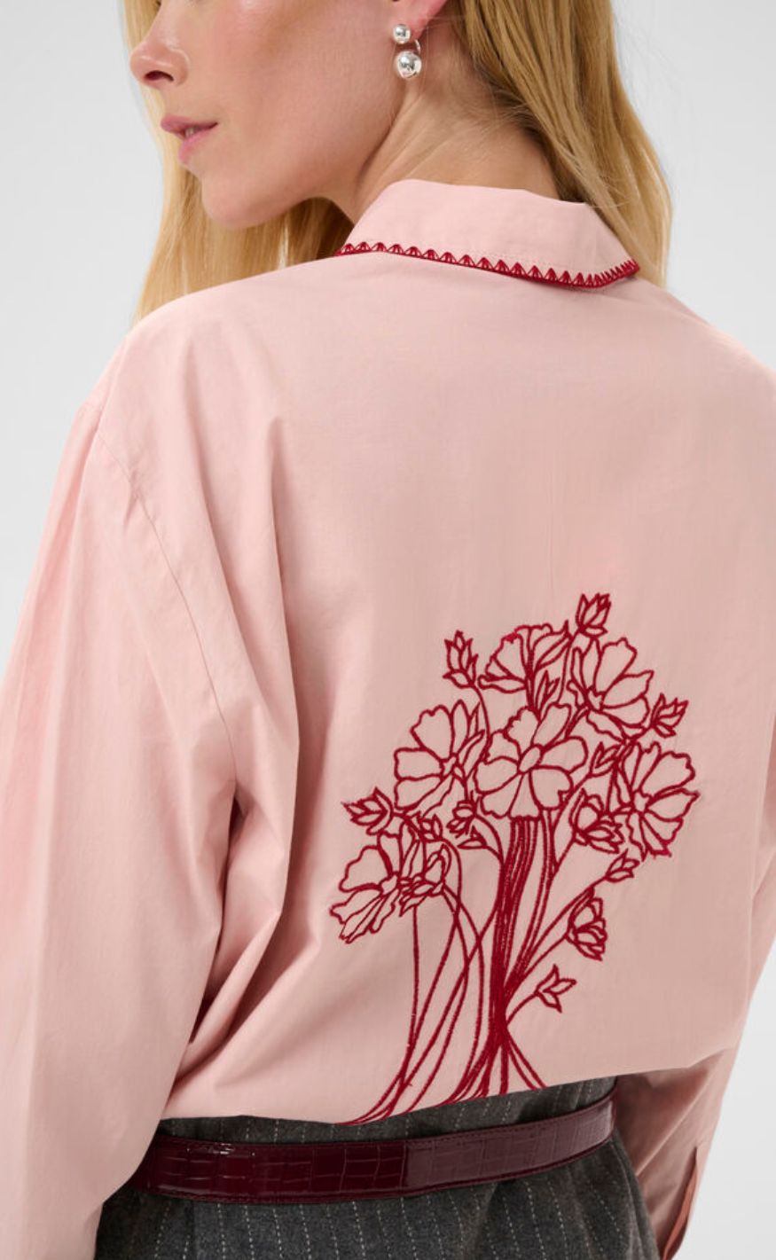 Culture Skjorte - Malena Olena - Pale Mauve