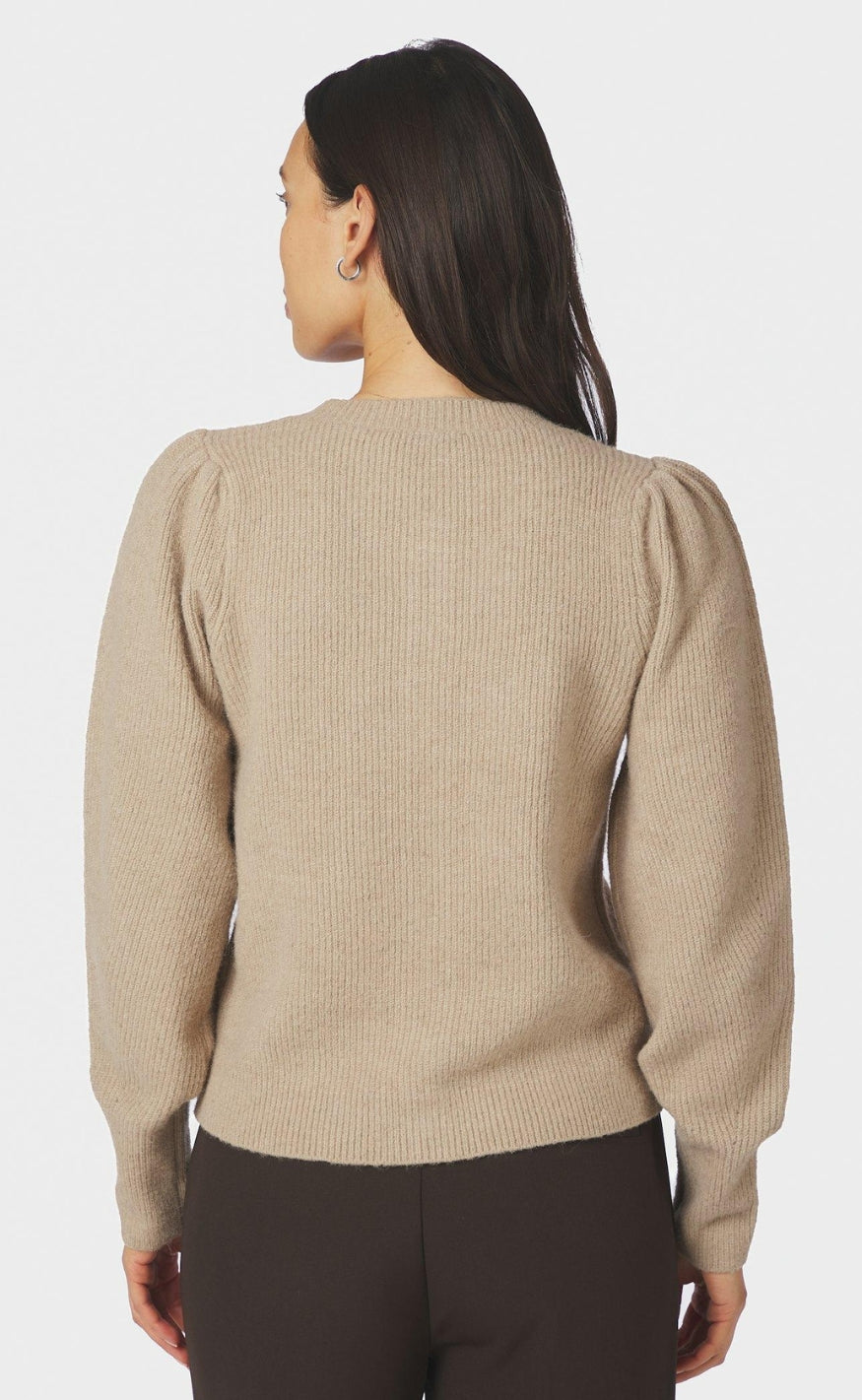 Neo Noir Cardigan - Nuna Knit - Warm Grey