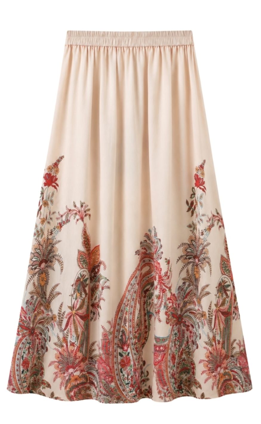Luxzuz Skjørt - Vagna - Lotus Flower 3080