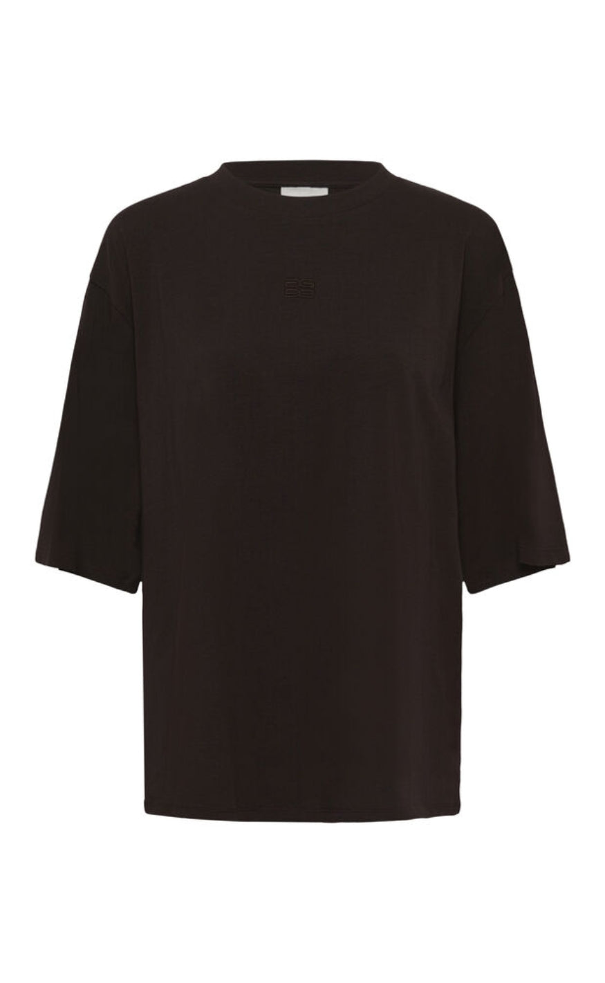 Gestuz T-Shirt - Dami - Ganache