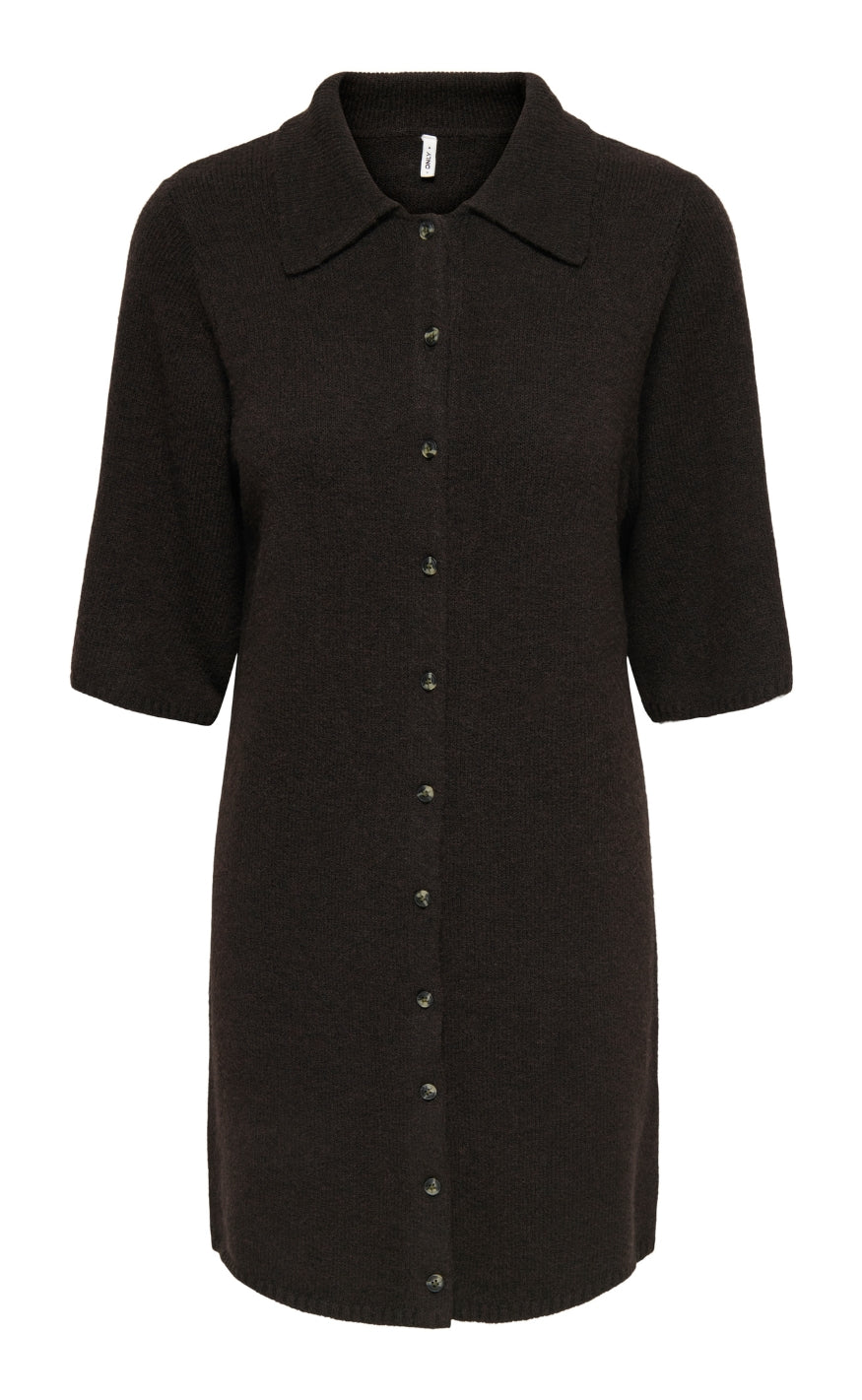ONLY Kjole - Lalivia - Coffee Bean Dtm Button/Melange