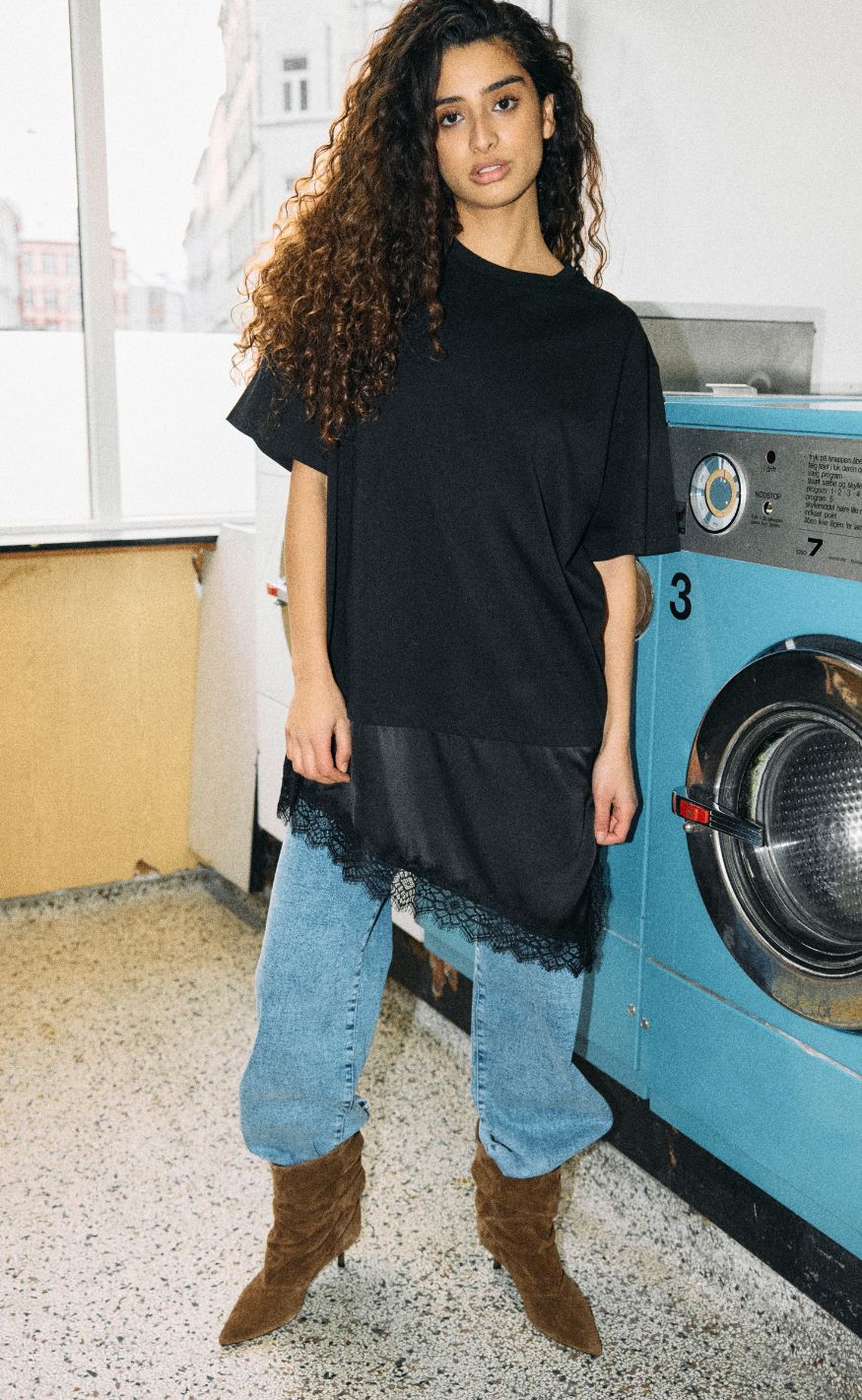 Noisy May T-shirt - Filla - Black