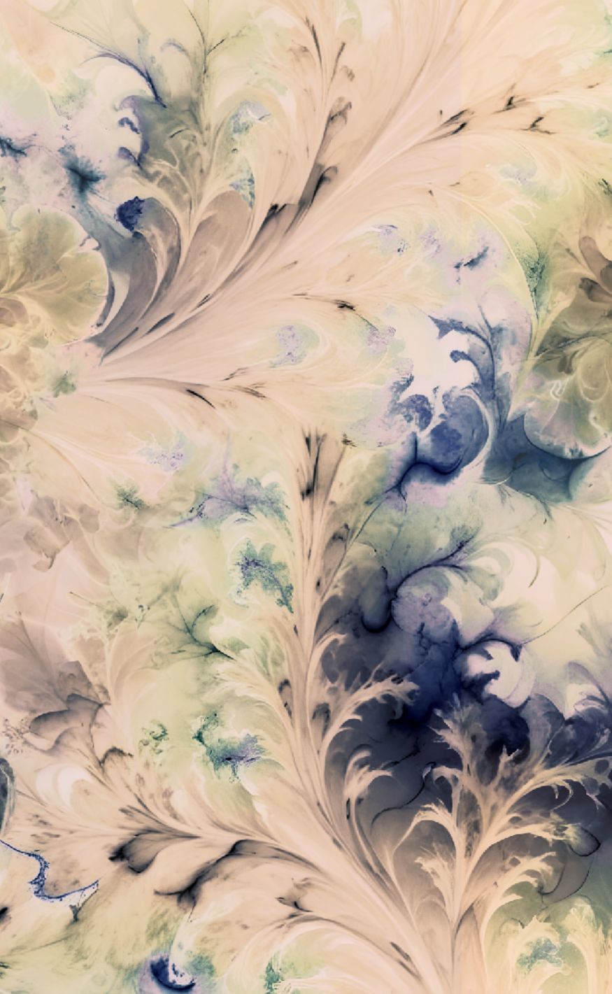 Culture Bukser - Andora Berna - Blue/Green Swirl