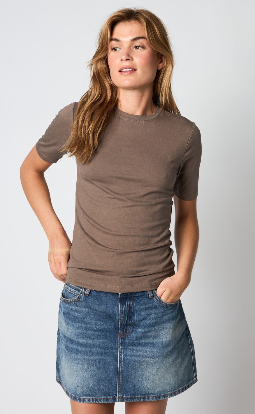 Hype The Detail T-shirt - 600-2 - Brown