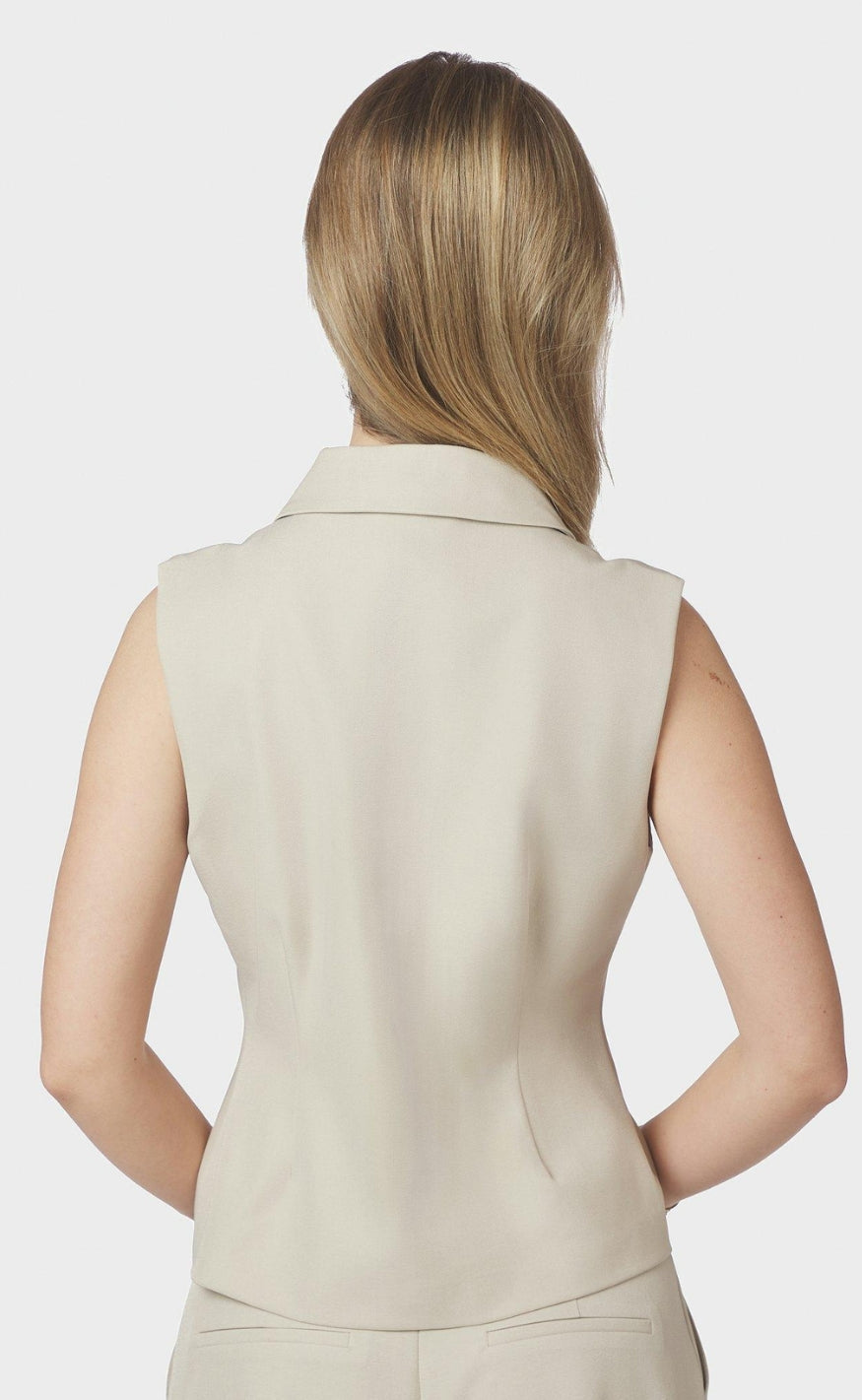 Neo Noir Vest - Annabella Structure - Creme