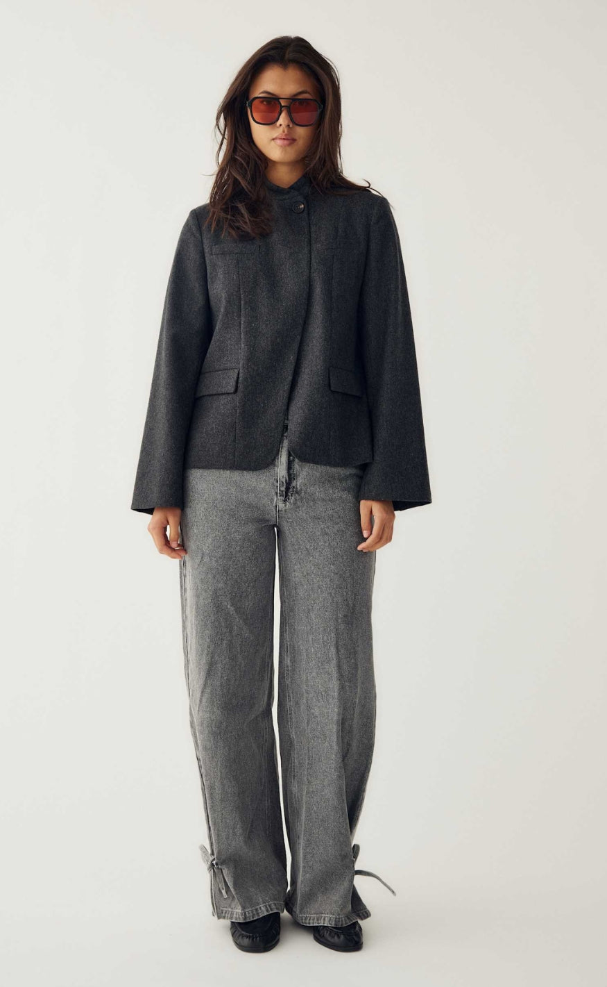 Noella Blazer - Monique - Dark Grey Melange