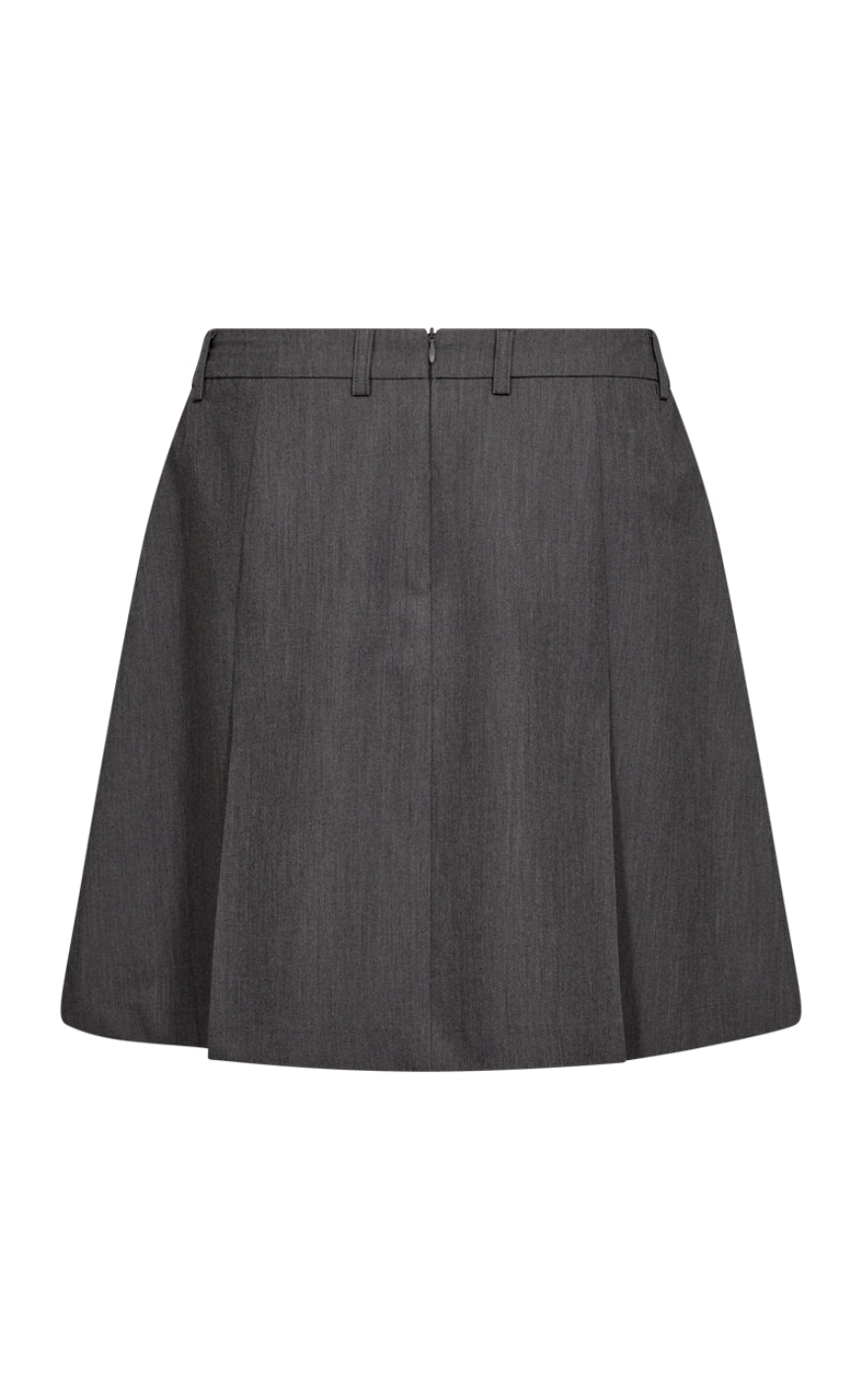 Freequent Skjørt - Vika - Dark Grey Melange