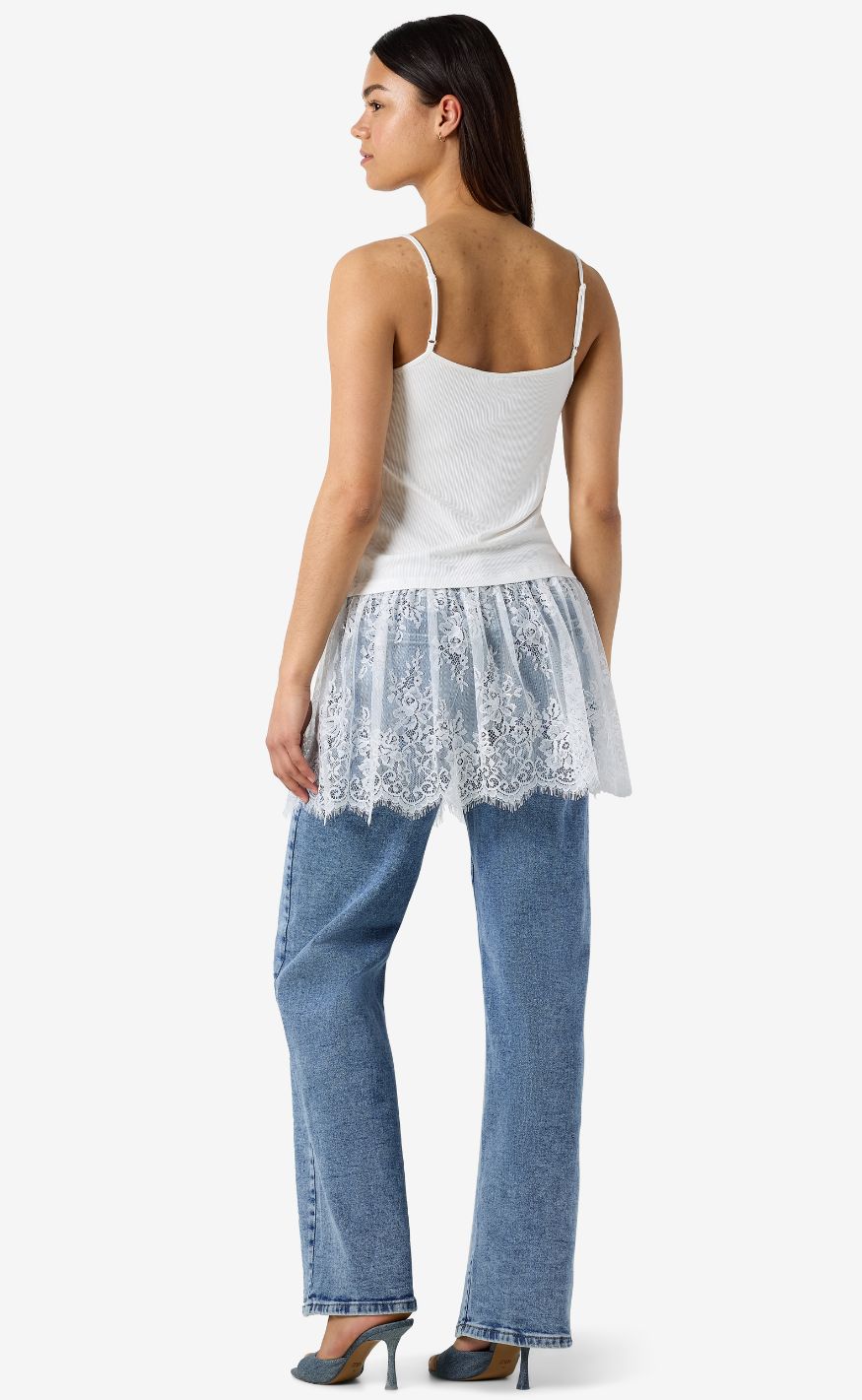 Noisy May Topp - Nille - Bright White