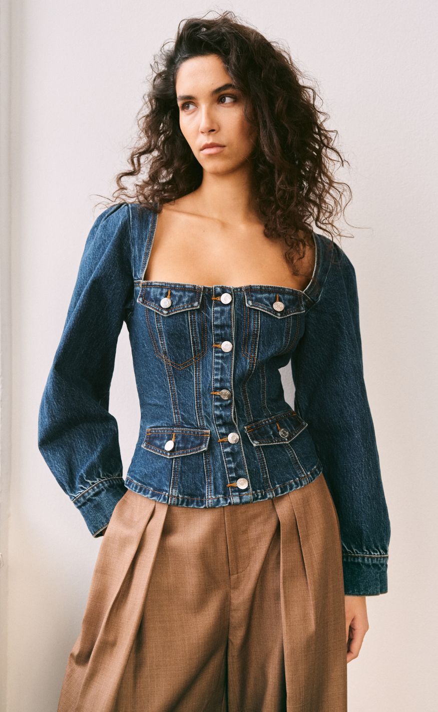 Gestuz Bluse - Samia - Indigo Blue