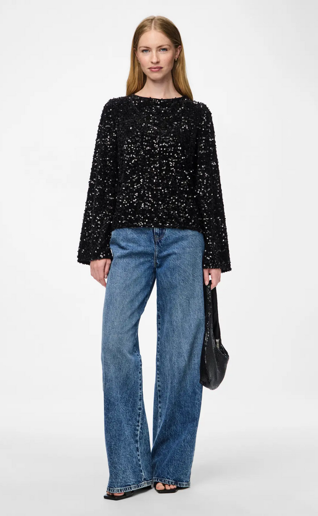 Pieces Topp - Kam - Black