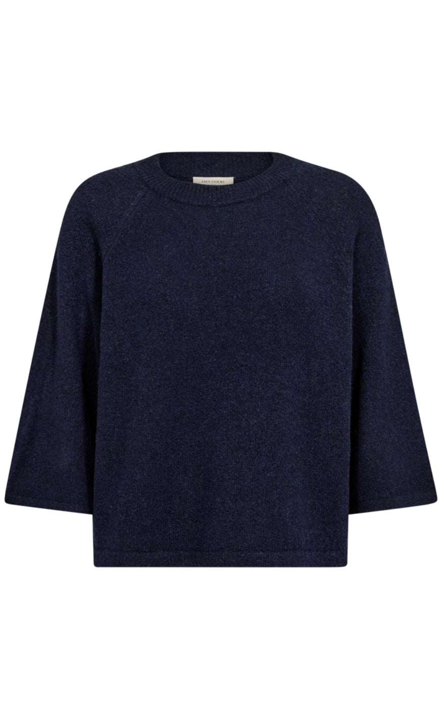 Freequent Pullover - Grseshardy - Navy Blazer Melange