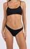Neo Noir Bikinitruse - Skin Sand Crepe - Black