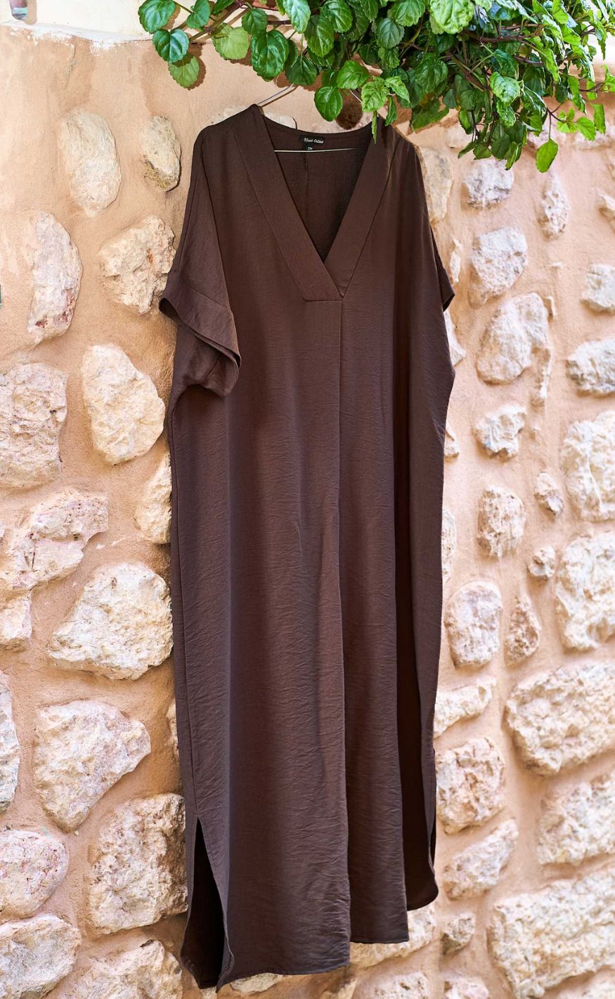 Black Colour Kjole - Samos - Coffee