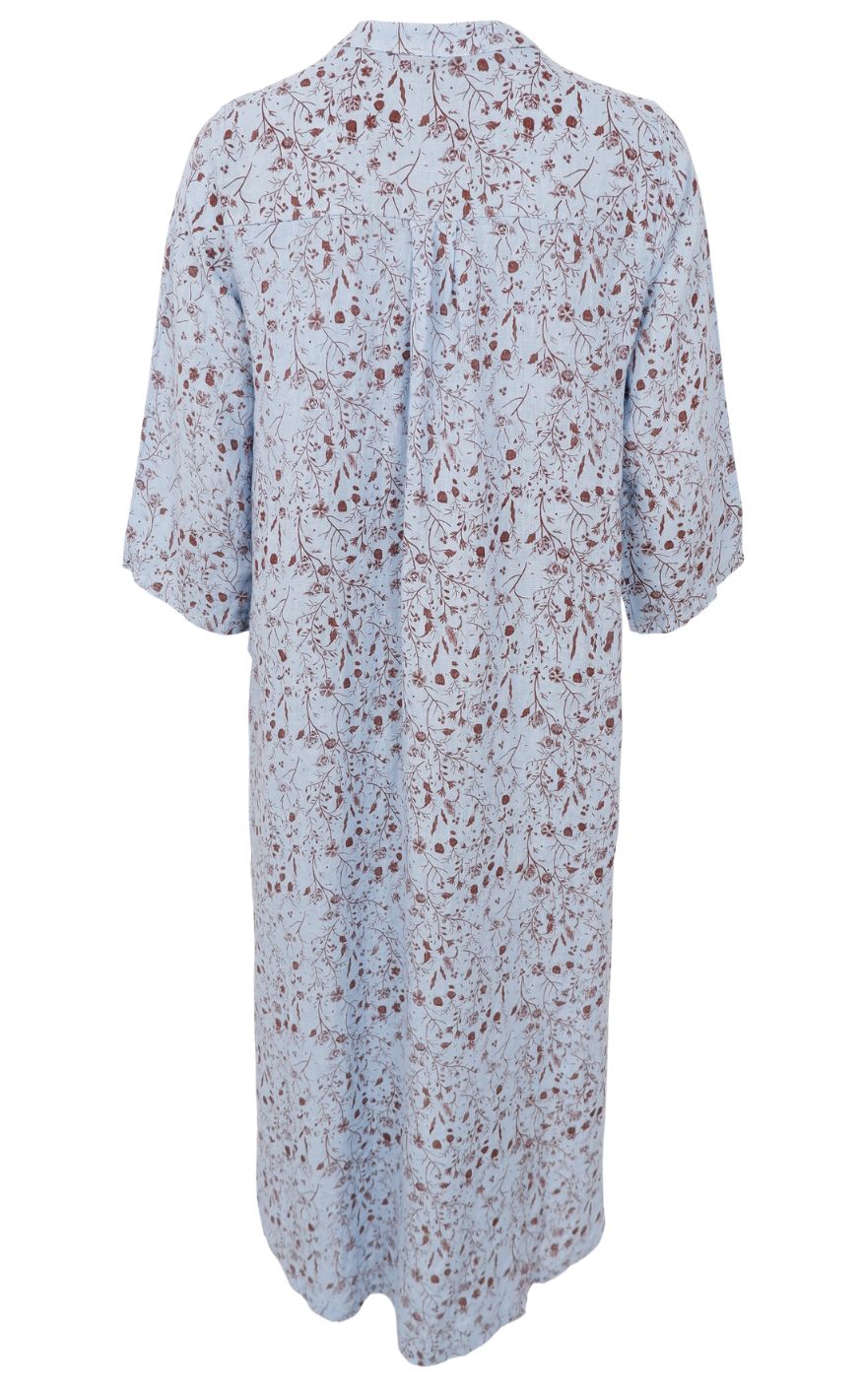 Black Colour Kjole - Melina - Floral