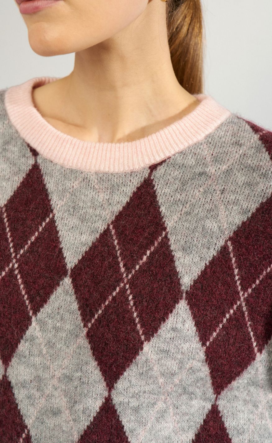 Nümph Pullover - Tikla - Medium Grey Mel