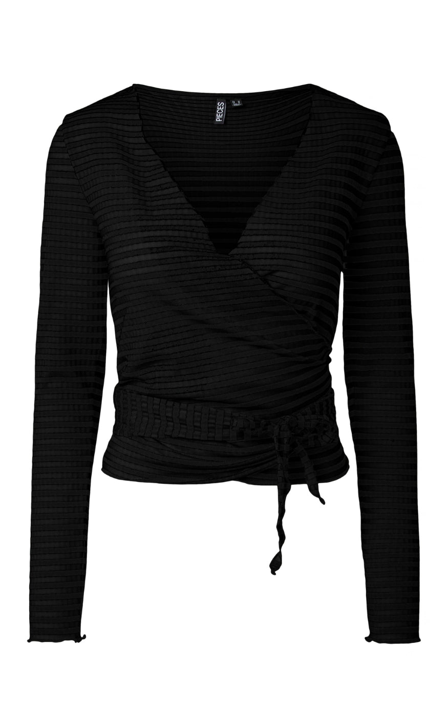 Pieces Bluse - Laya - Black
