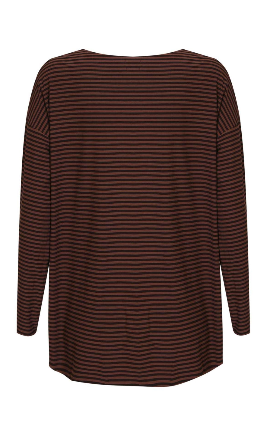 Liberte Bluse - Alma - Espresso Stripe