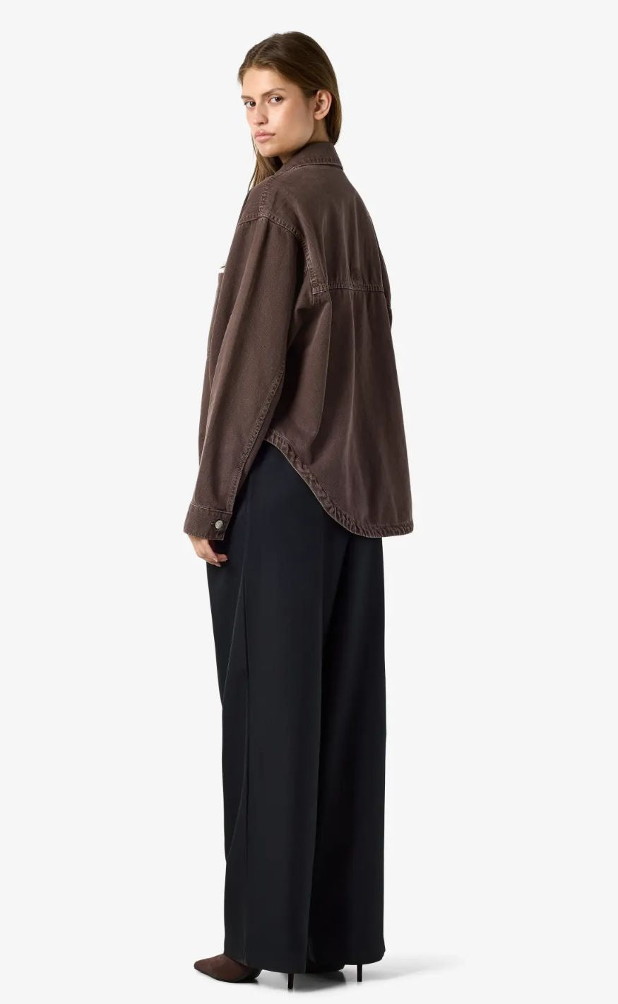 Noisy May Jakke - Alva LS - Chocolate Brown
