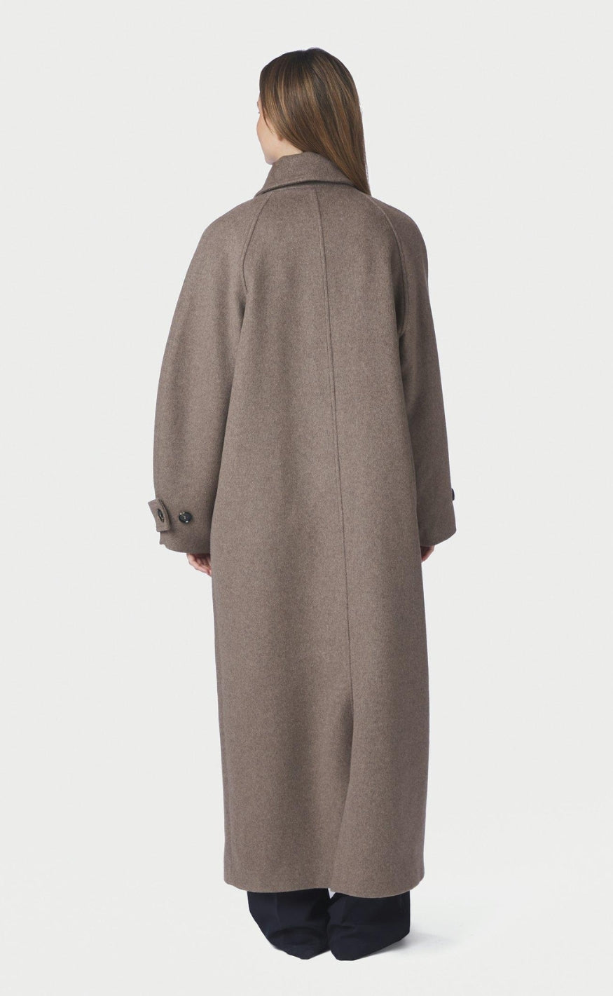 Neo Noir Jakke - Keaton Wool - Taupe