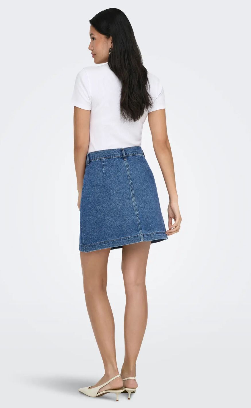 ONLY Skjørt - Amazing - Medium Blue Denim