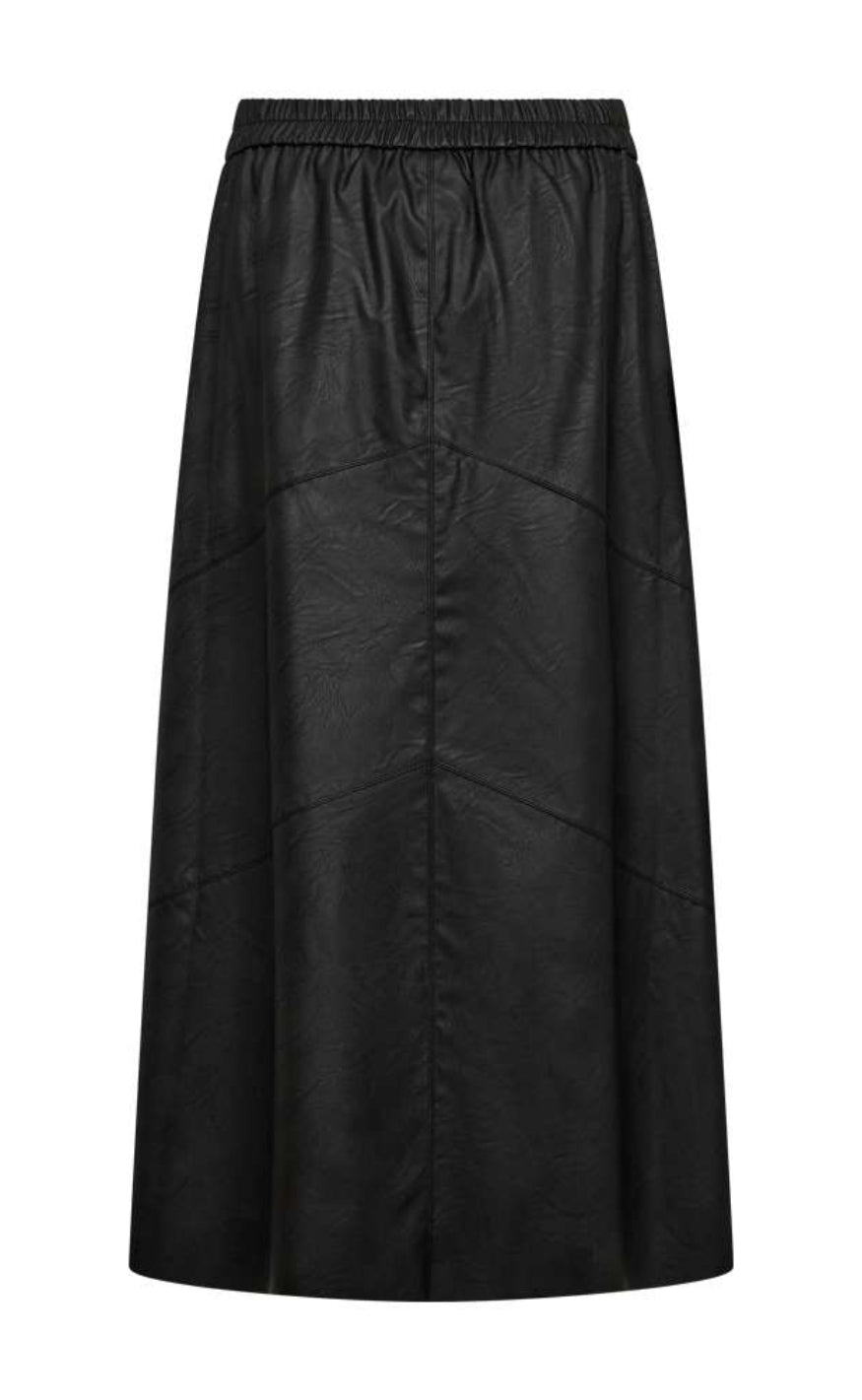 Freequent Skjørt - Harley Long - Black