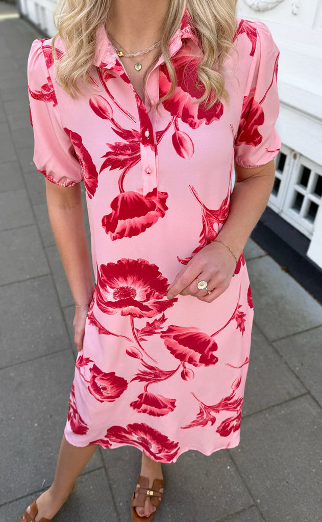 Say INA Copenhagen Kjole - Celeste - Rosy Flower