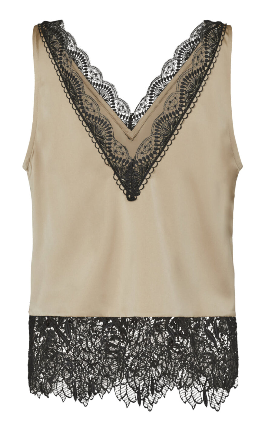 Love & Divine Topp - Love1080 - Beige/Black