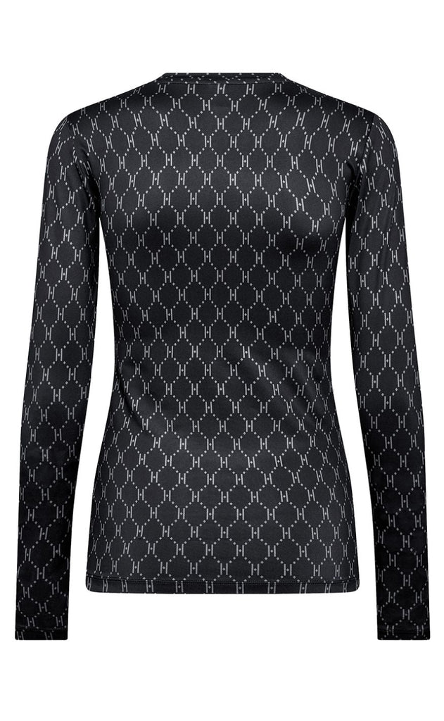 Hype the Detail Bluse - Printed 14 - Black